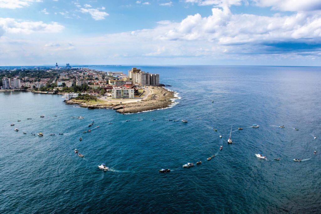 Acque di fronte a l'Havana, Cuba, 2014